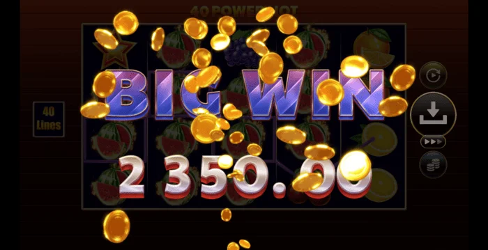 40 Power Hot Coin Boost großer Gewinn